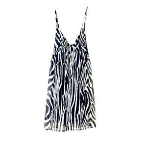 H&M New Zebra Mini Dress S 4